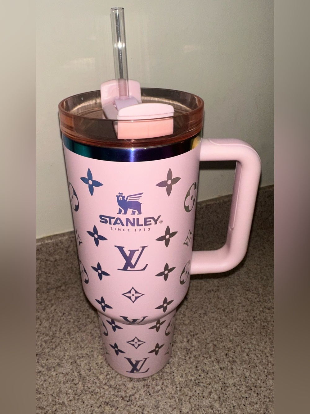 Light Pink 40 oz Stanley Tumbler